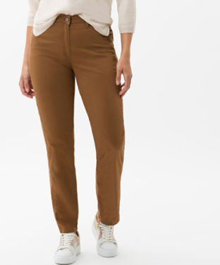 Brax Pantalon en laine gris brun style d\u00e9contract\u00e9 Mode Pantalons Pantalons en laine 