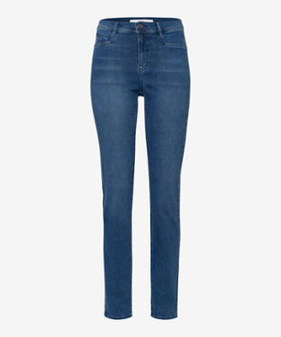 Brax feel Good Slim Jeans blau Streifenmuster Casual-Look Mode Jeans Slim Jeans 