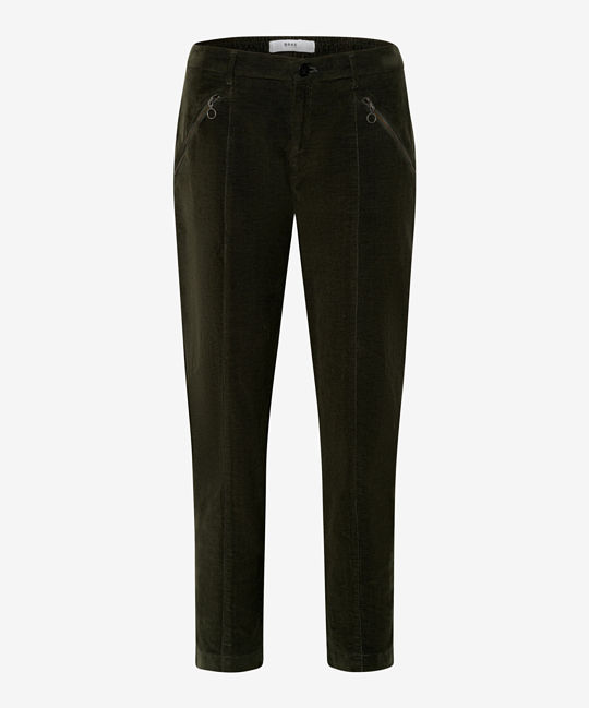 Women Pants Style MORRIS RELAXED olive dark S