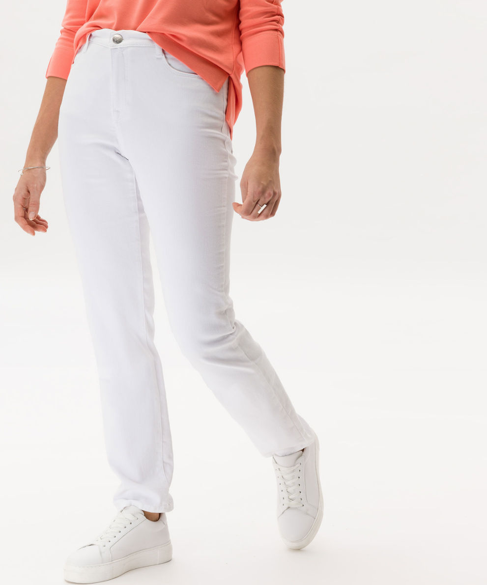 landing kompromis Rekvisitter Kvinder Jeans Style MARY white SLIM ➜ hos BRAX!