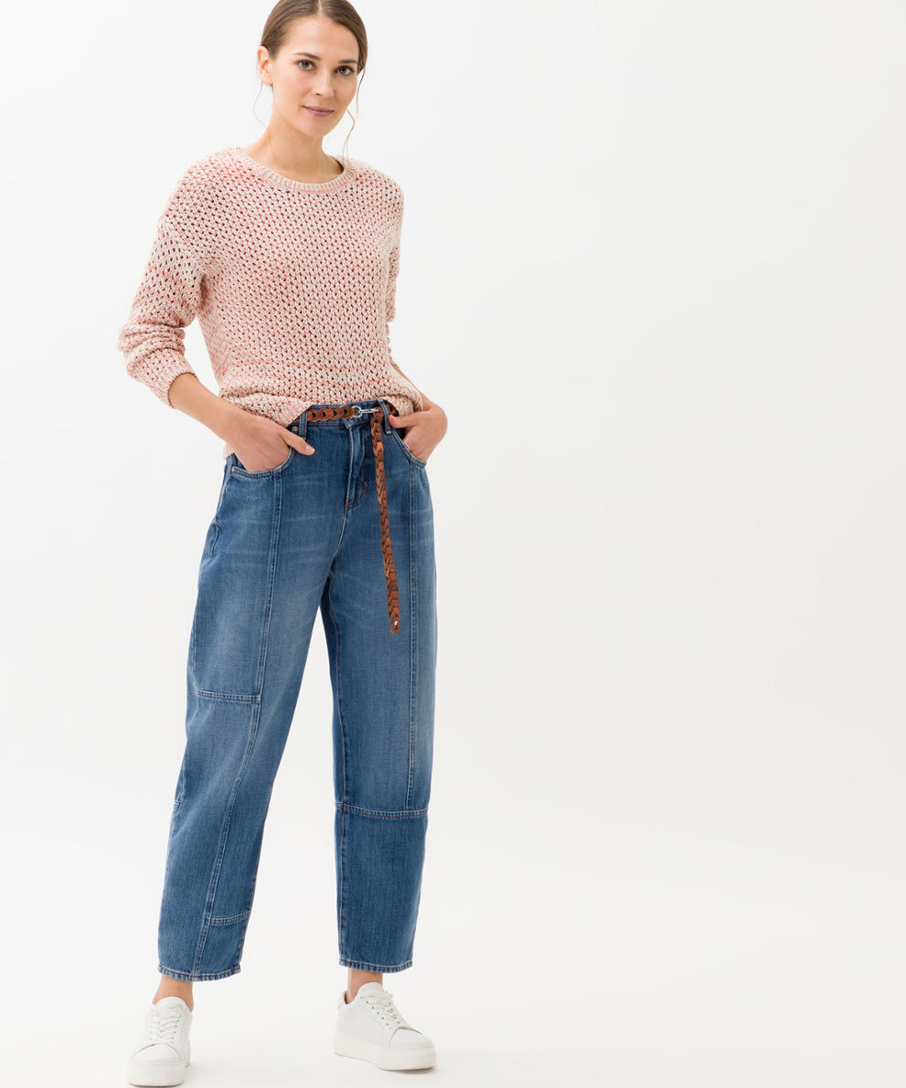 Dames Jeans Style MACIE used fresh blue RELAXED