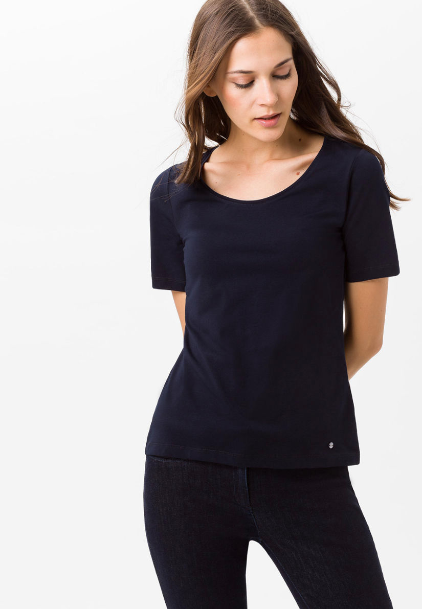 Damen Shirts | Style CORA bei Polos ➜ navy BRAX