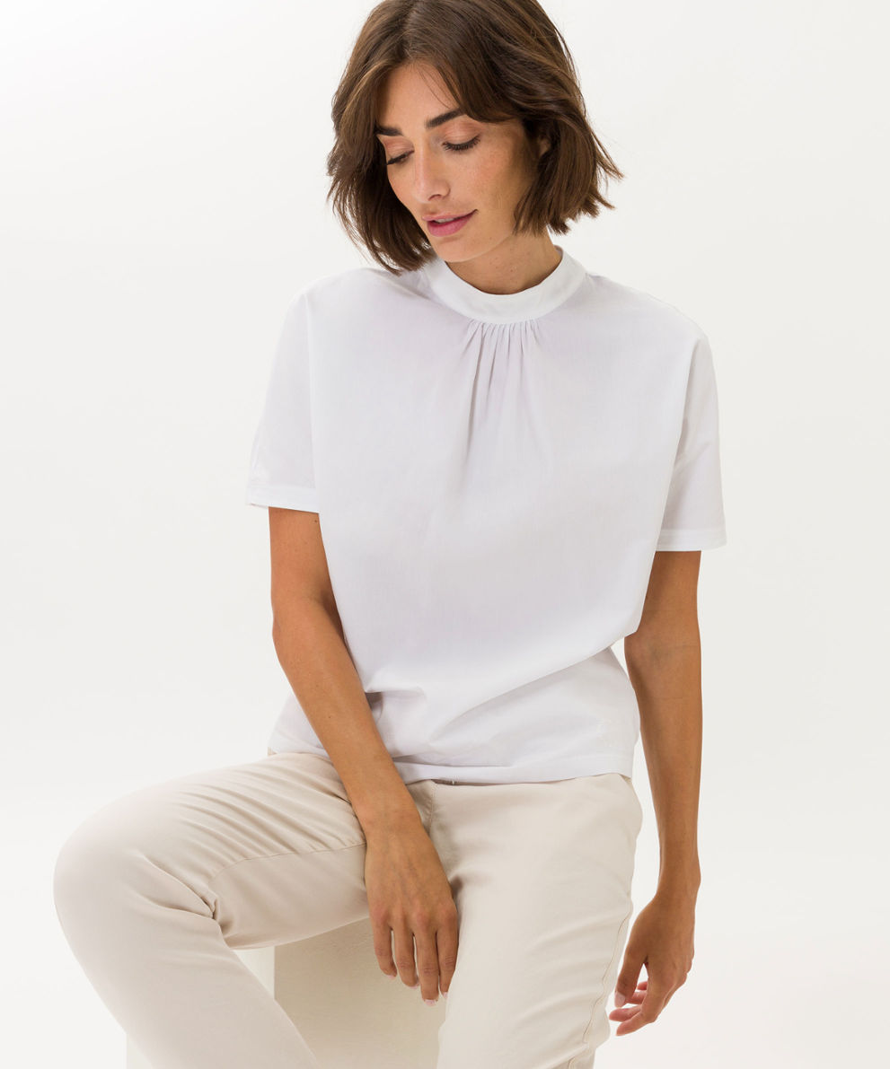 Shirts Style Polos Women CAMILLE | white