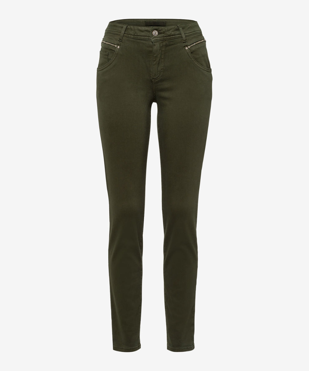 Women Jeans Style SHAKIRA olive SLIM ➜ at BRAX!