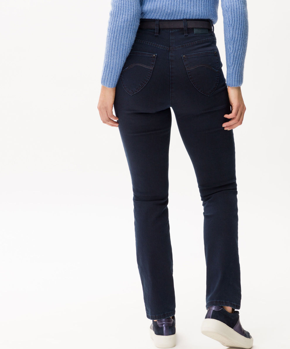 Femme Jeans Style INA FAY dark blue SUPER SLIM