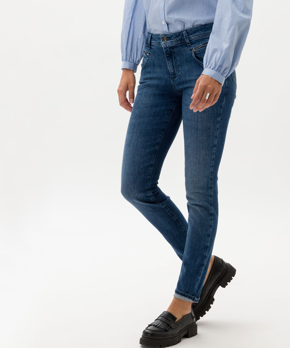 Women Jeans Style SHAKIRA used SLIM blue regular