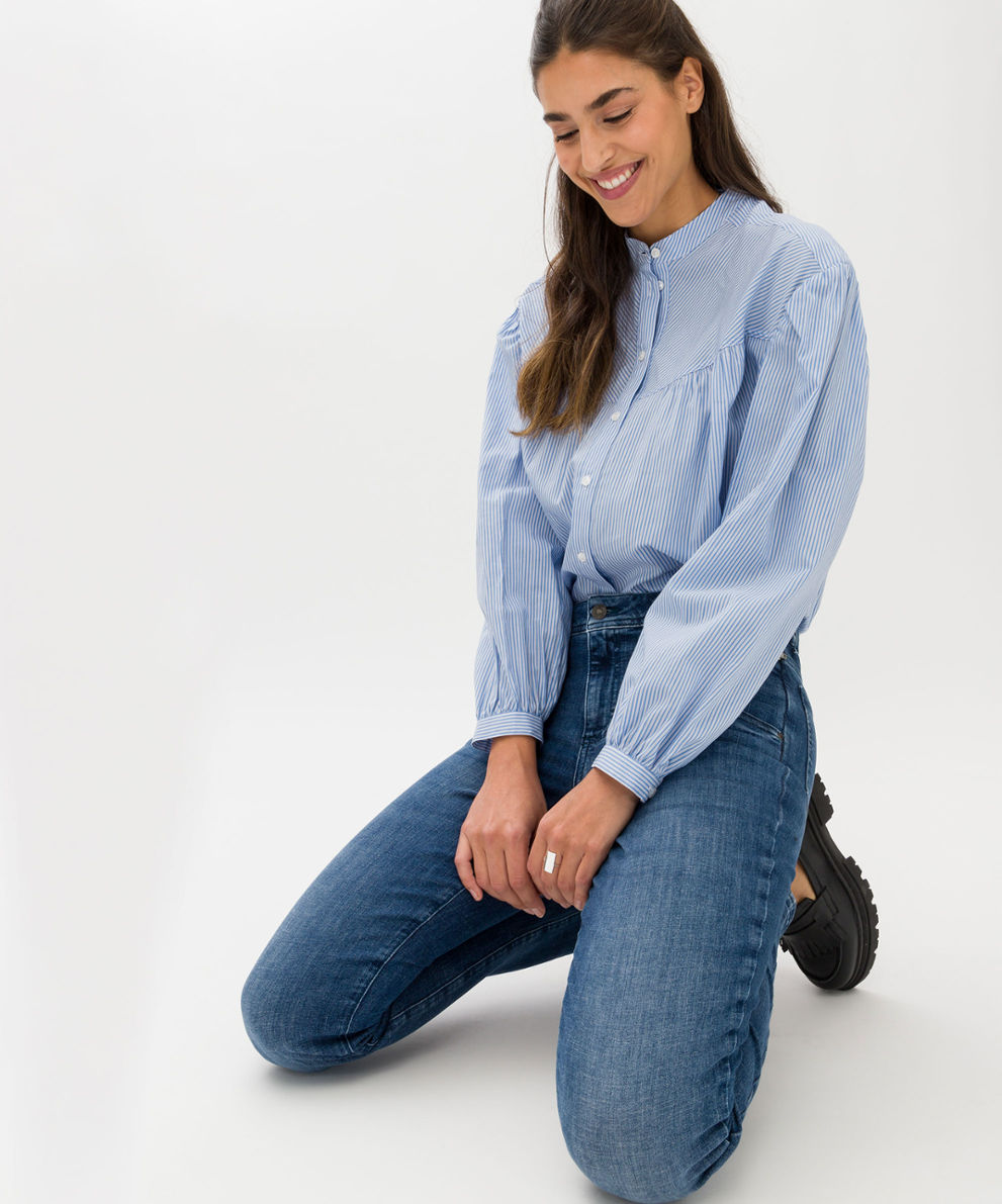 Women Jeans Style SHAKIRA used regular blue SLIM