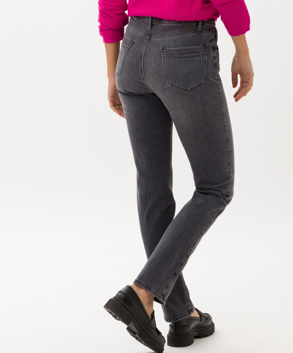 Damen Jeans Style MARY used dark grey REGULAR