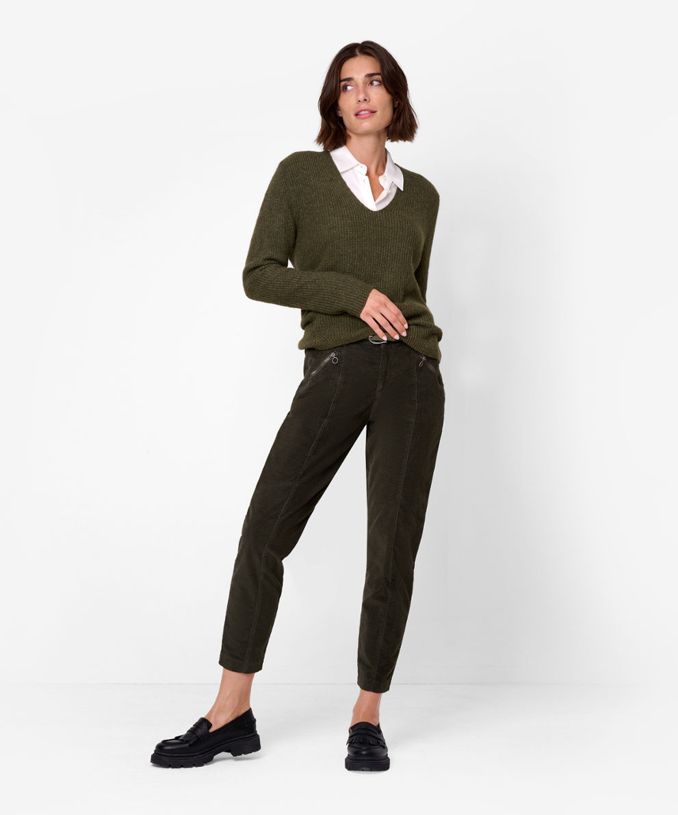 RELAXED S Pants Style Women dark MORRIS olive