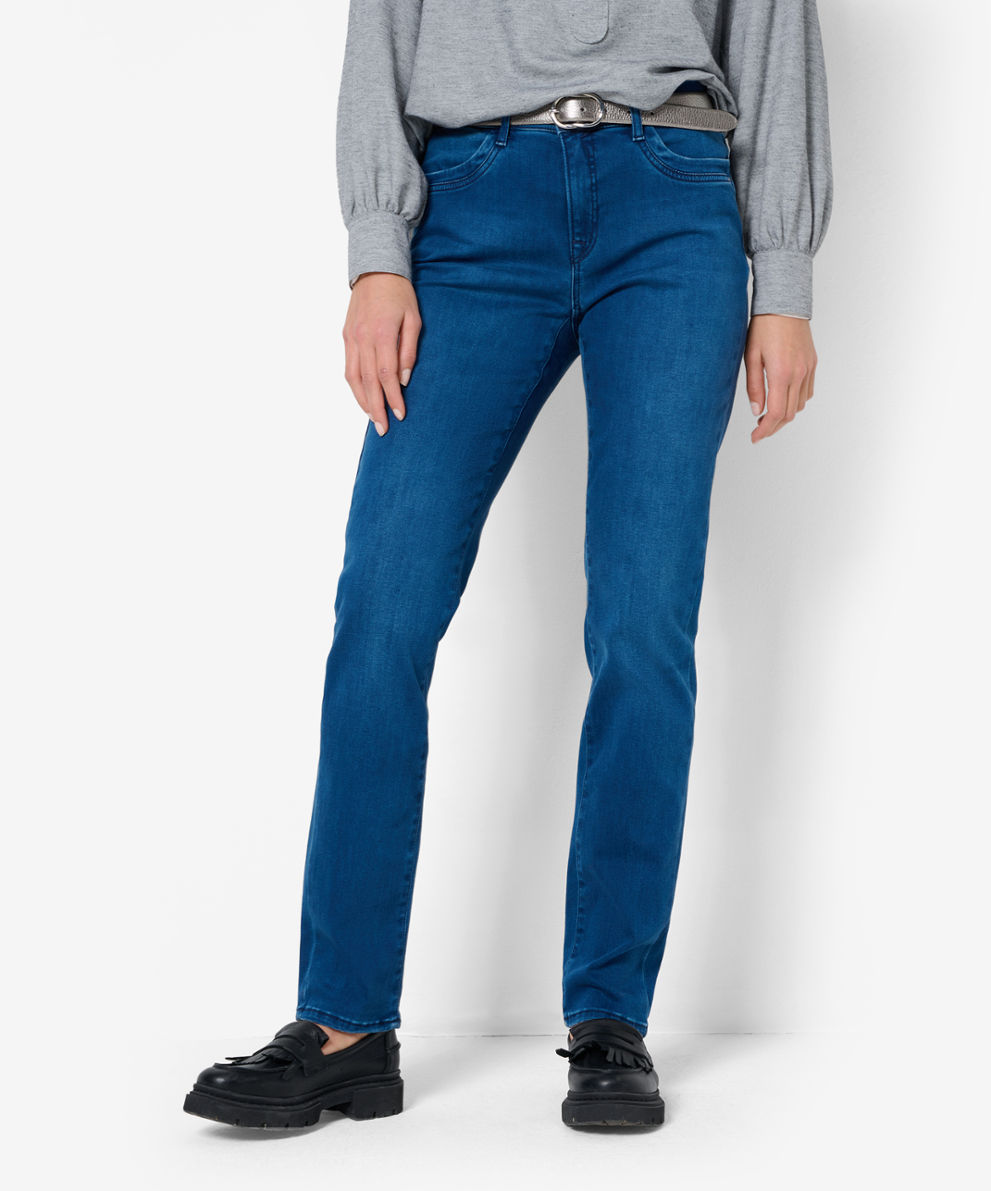 REGULAR regular Jeans Damen used blue Style MARY