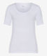 White,Femme,T-shirts,Style CORA,Détourage avant