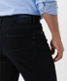 Blue black,Men,Jeans,STRAIGHT,Style CADIZ,Detail 1