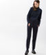 Navy,Femme,Pantalons,RELAXED,Style MELO,Vue tenue