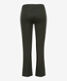 Clean dark olive,Women,Jeans,STRAIGHT,Style MARON,Stand-alone rear view