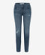 Used destroyed blue,Women,Jeans,SKINNY,Style ANA,Stand-alone front view