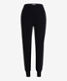 Black,Women,Pants,RELAXED,Style JOLIE,Stand-alone front view