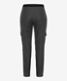 Dark grey,Women,Pants,RELAXED,Style MORRIS S,Stand-alone rear view