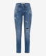 Used destroyed blue,Dames,Jeans,RELAXED,Style MERRIT,Beeld voorkant