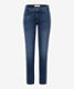 Used regular blue,Women,Jeans,RELAXED,Style MERRIT,Stand-alone front view
