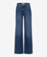 Used dark blue,Women,Jeans,RELAXED,Style MAINE,Stand-alone front view