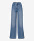 Used light blue,Women,Jeans,RELAXED,Style MAINE,Stand-alone front view