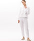 White,Femme,Pantalons,RELAXED,Style MELO S,Vue tenue