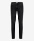 Black,Men,Jeans,STRAIGHT,Style CADIZ,Stand-alone front view