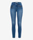 Used water blue,Women,Jeans,SKINNY,STYLE ANA,Stand-alone front view