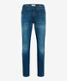 Green indigo used,Men,Jeans,SLIM,Style CHRIS,Stand-alone front view
