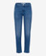 Used regular blue,Women,Jeans,RELAXED,Style MERRIT S,Stand-alone front view