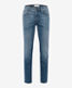 Blue indigo used,Men,Jeans,SLIM,Style CHRIS,Stand-alone front view