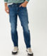 Dark blue used,Men,Jeans,SLIM,Style CHRIS,Front view