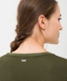 Dark olive,Women,Shirts | Polos,Style CHARLENE,Detail 2