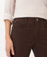Dark brown,Women,Pants,FEMININE,Style CAROLA,Detail 2