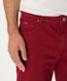 Burned red,Men,Pants,STRAIGHT,Style CADIZ,Detail 2