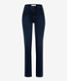 Used dark blue,Women,Jeans,FEMININE,Style CAROLA,Stand-alone front view