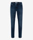 Dark blue used,Men,Jeans,SLIM,Style CHUCK,Stand-alone front view