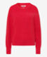 Smooth red,Women,Knitwear | Sweatshirts,Style LESLEY,Stand-alone front view