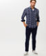 Navy,Men,Shirts,MODERN FIT,Style HAROLD J,Outfit view