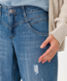 Used destroyed blue,Women,Jeans,RELAXED,Style MAINE S,Detail 2