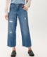 Used destroyed blue,Women,Jeans,RELAXED,Style MAINE S,Front view