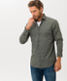 Olive,Men,Shirts,MODERN FIT,Style HAROLD P,Front view