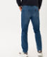 Mid blue,Men,Jeans,STRAIGHT,Style CADIZ,Rear view