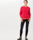 Smooth red,Women,Knitwear | Sweatshirts,Style LESLEY,Outfit view