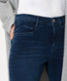 Used dark blue,Women,Jeans,FEMININE,Style CAROLA,Detail 2