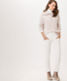 Offwhite,Women,Pants,RELAXED,Style MERRIT,Outfit view