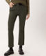 Clean dark olive,Women,Jeans,STRAIGHT,Style MARON,Front view