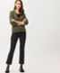 Khaki,Women,Knitwear | Sweatshirts,Style ALICIA,Outfit view