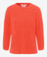 Orange,Women,Knitwear | Sweatshirts,Style LESLEY,Stand-alone front view