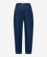 Clean dark blue,Women,Jeans,RELAXED,Style MACIE S,Stand-alone front view